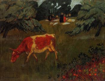Paul Serusier : The Wash in a Large Meadow